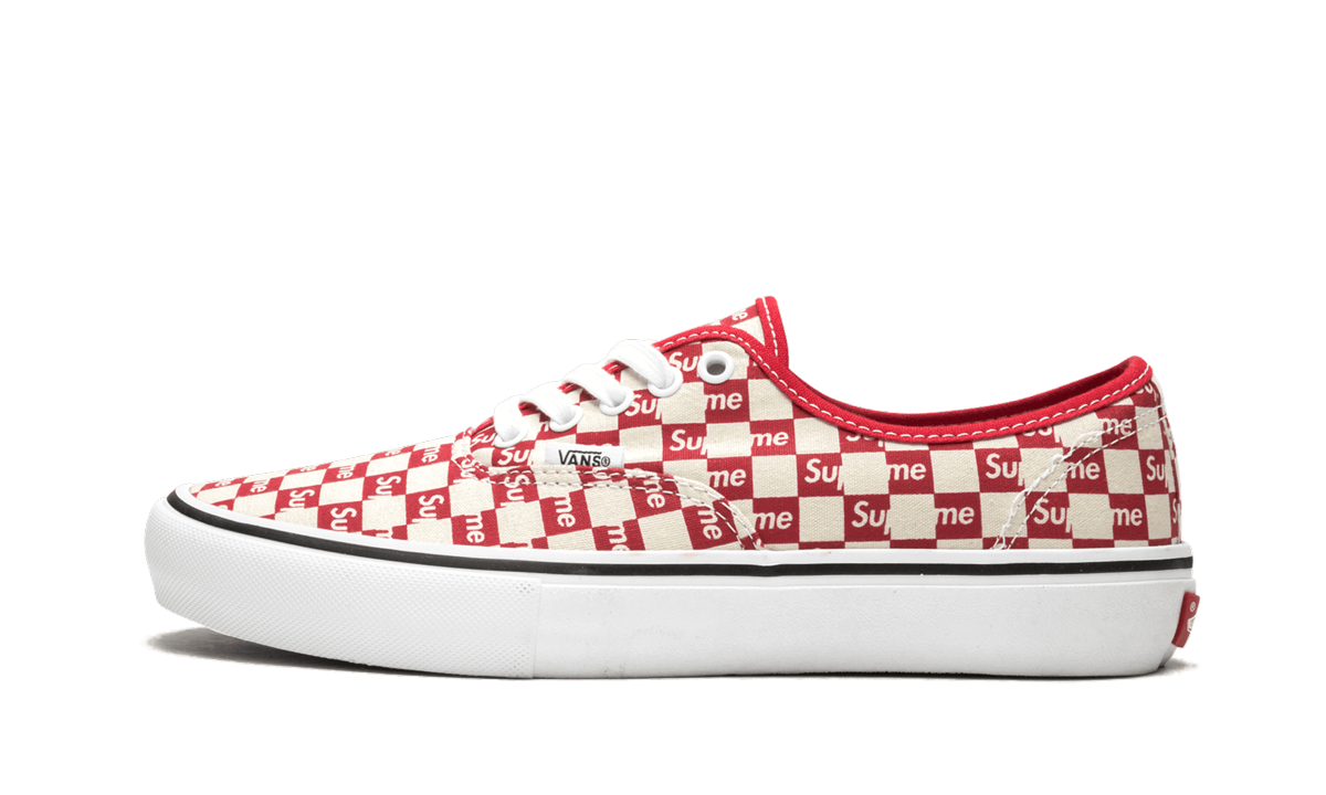 Authentic Pro "Supreme - Checkered Red 2016" VN000Q0DJLY