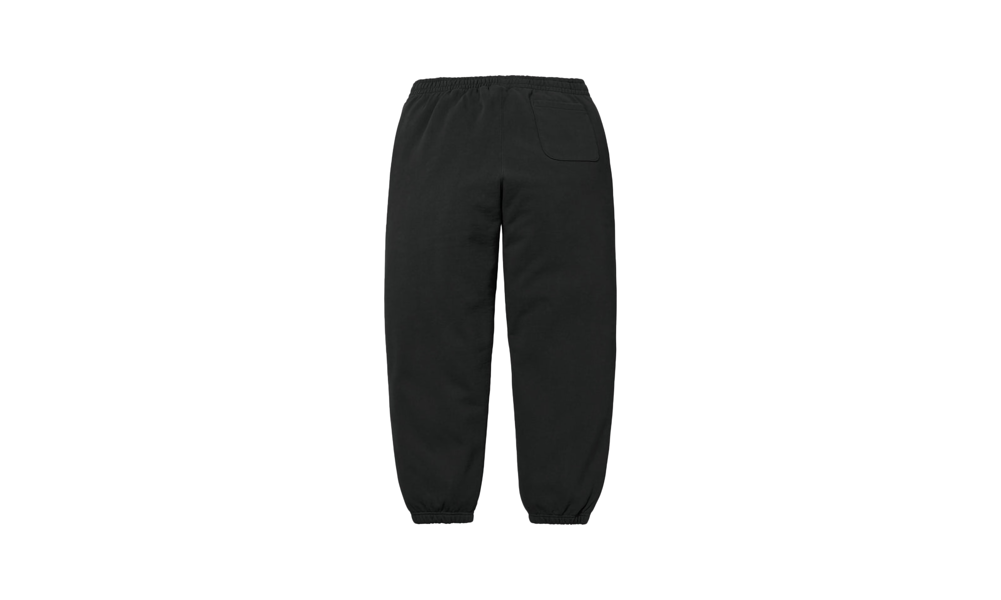 SATIN APPLIQUÉ SWEATPANT "SS24 - Black" SU532