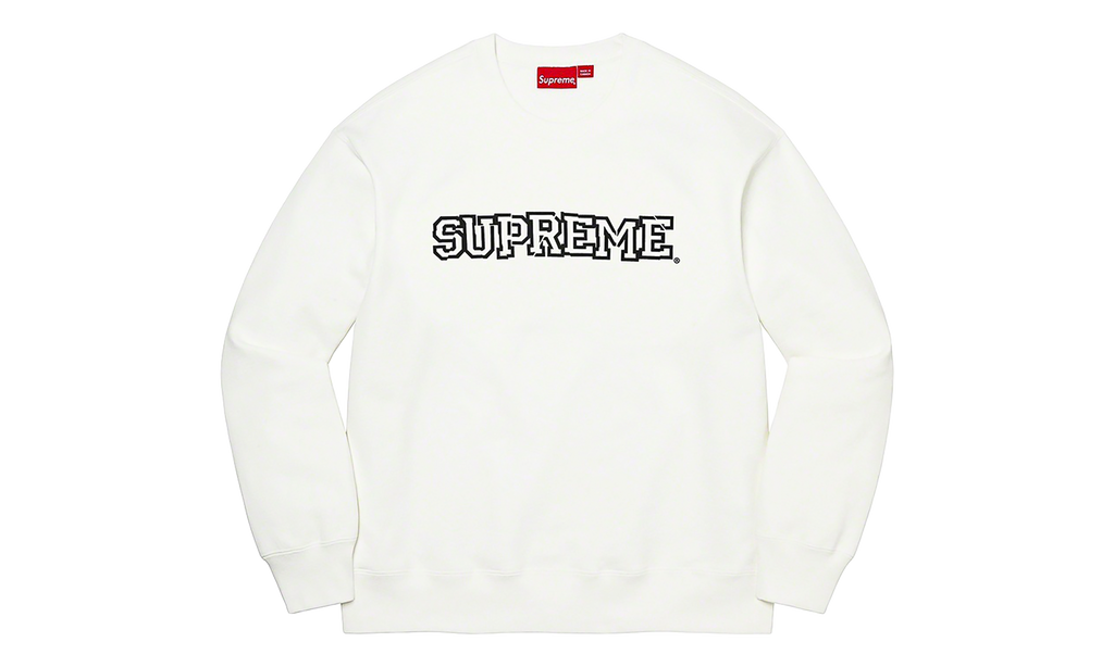 Shattered Logo Crewneck "FW21 - White" FW21SW44 WHT