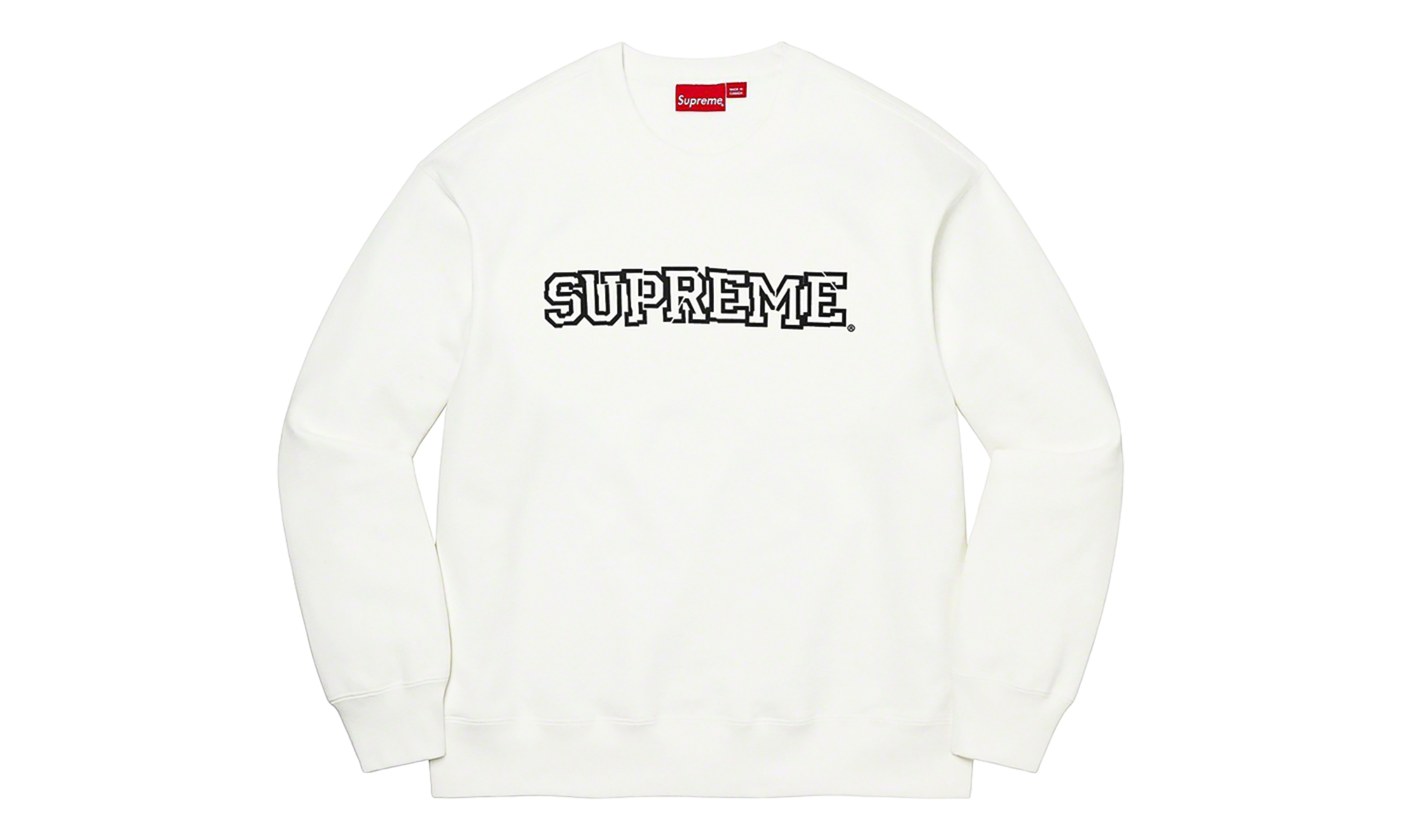 Shattered Logo Crewneck "FW21 - White" FW21SW44 WHT