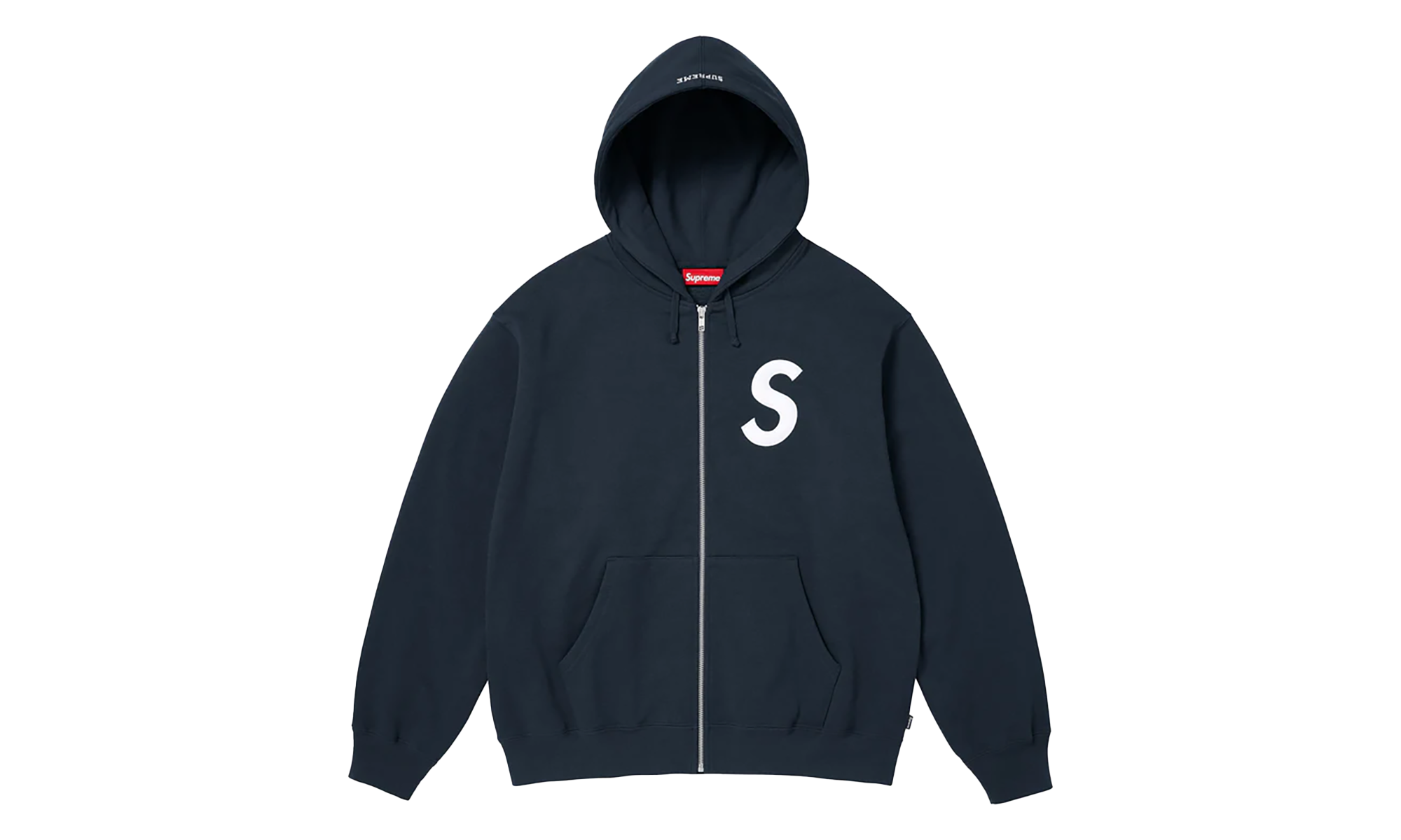 S Logo Zip Up Hooded Sweatshirt "FW25 - Navy" SU26304