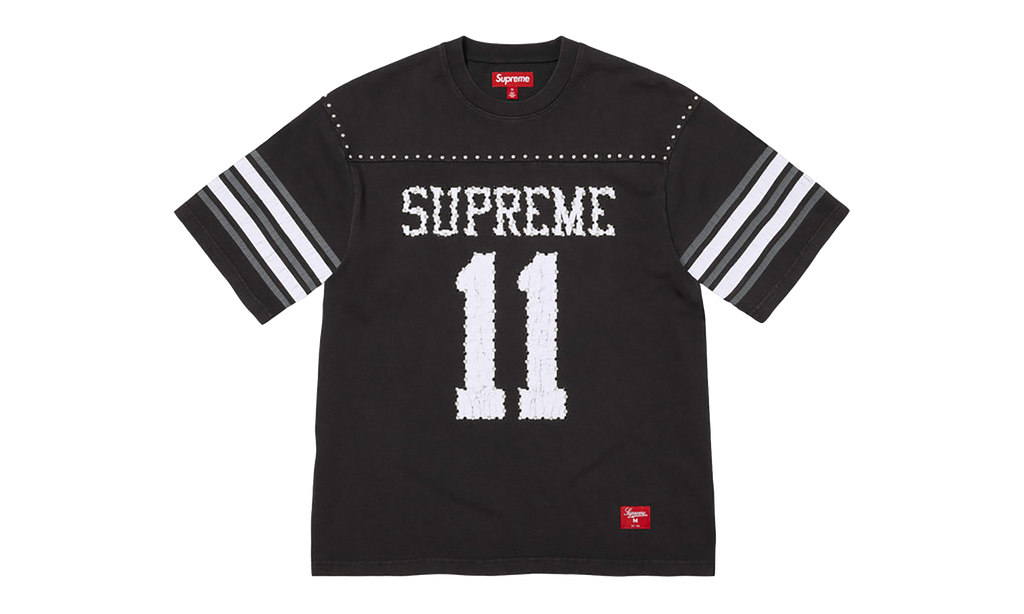 Studded S/S Football Top "SS26 - Black" SU27035