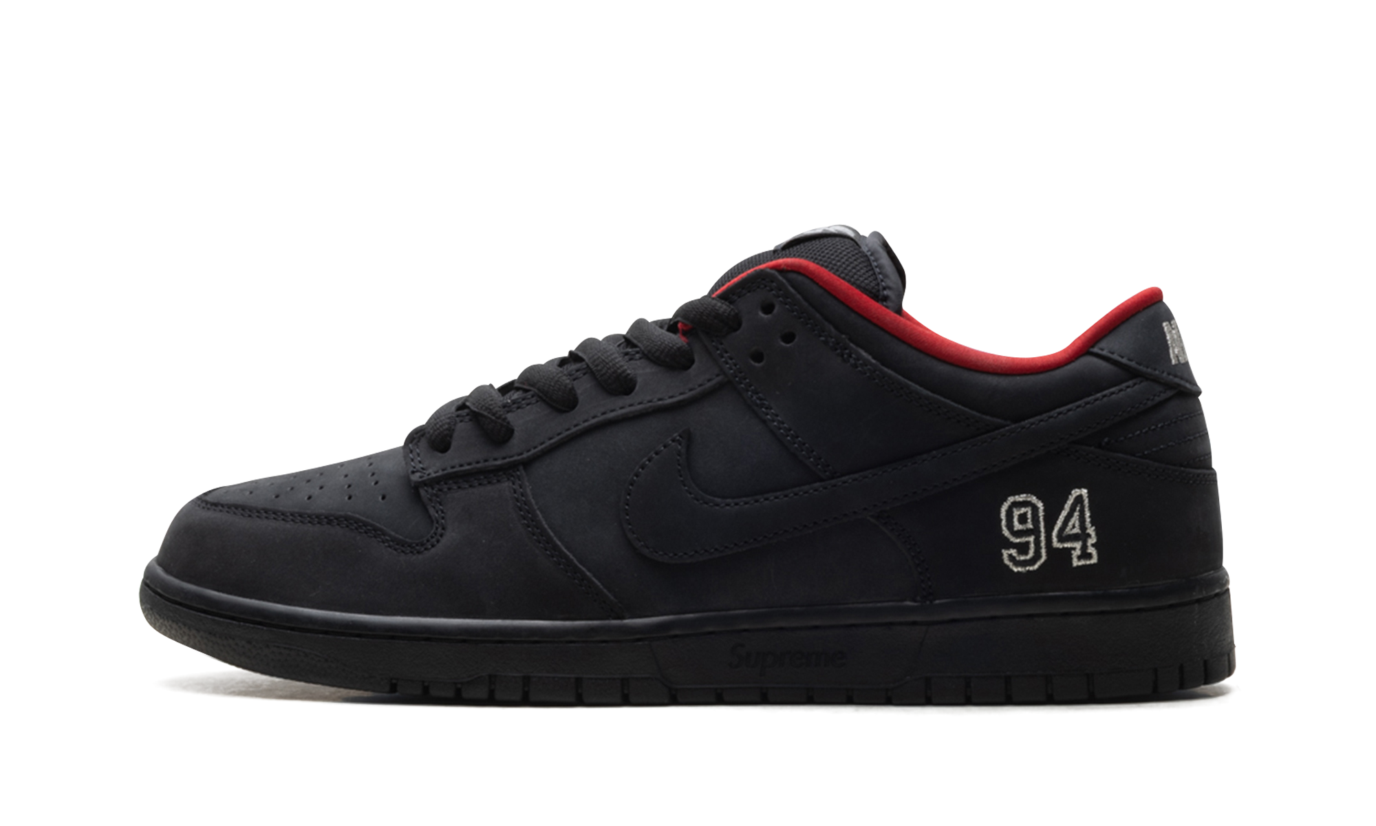 SB Dunk Low "Supreme - Black" HQ8487 001
