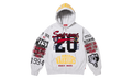 Warriors Appliqué Zip Up Hooded Sweatshirt "SS26 - Ash Grey" SU27598