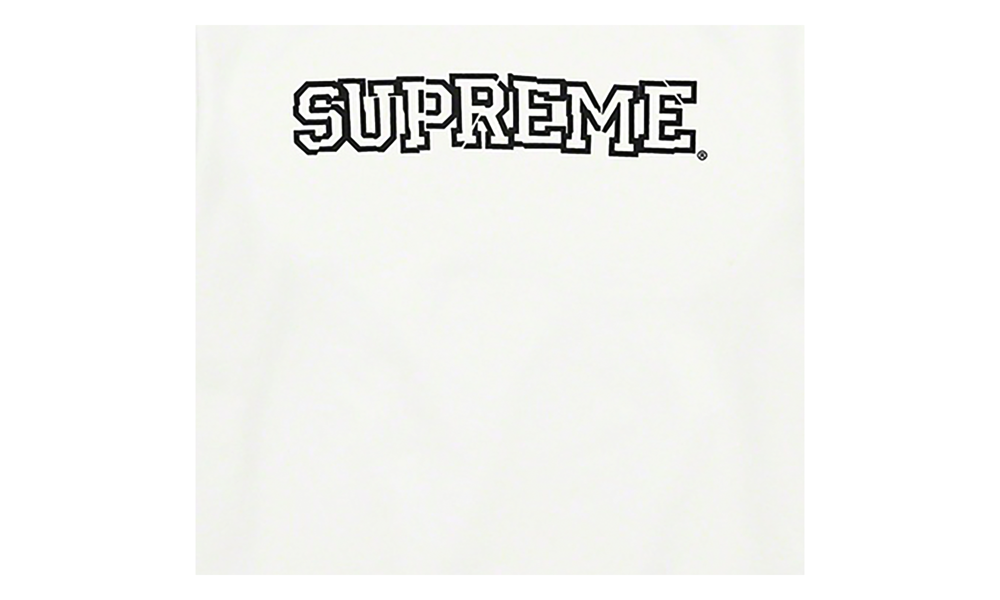 Shattered Logo Crewneck "FW21 - White" FW21SW44 WHT