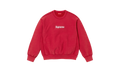 Washed Box Logo Crewneck "SS25 - Red" SU25157