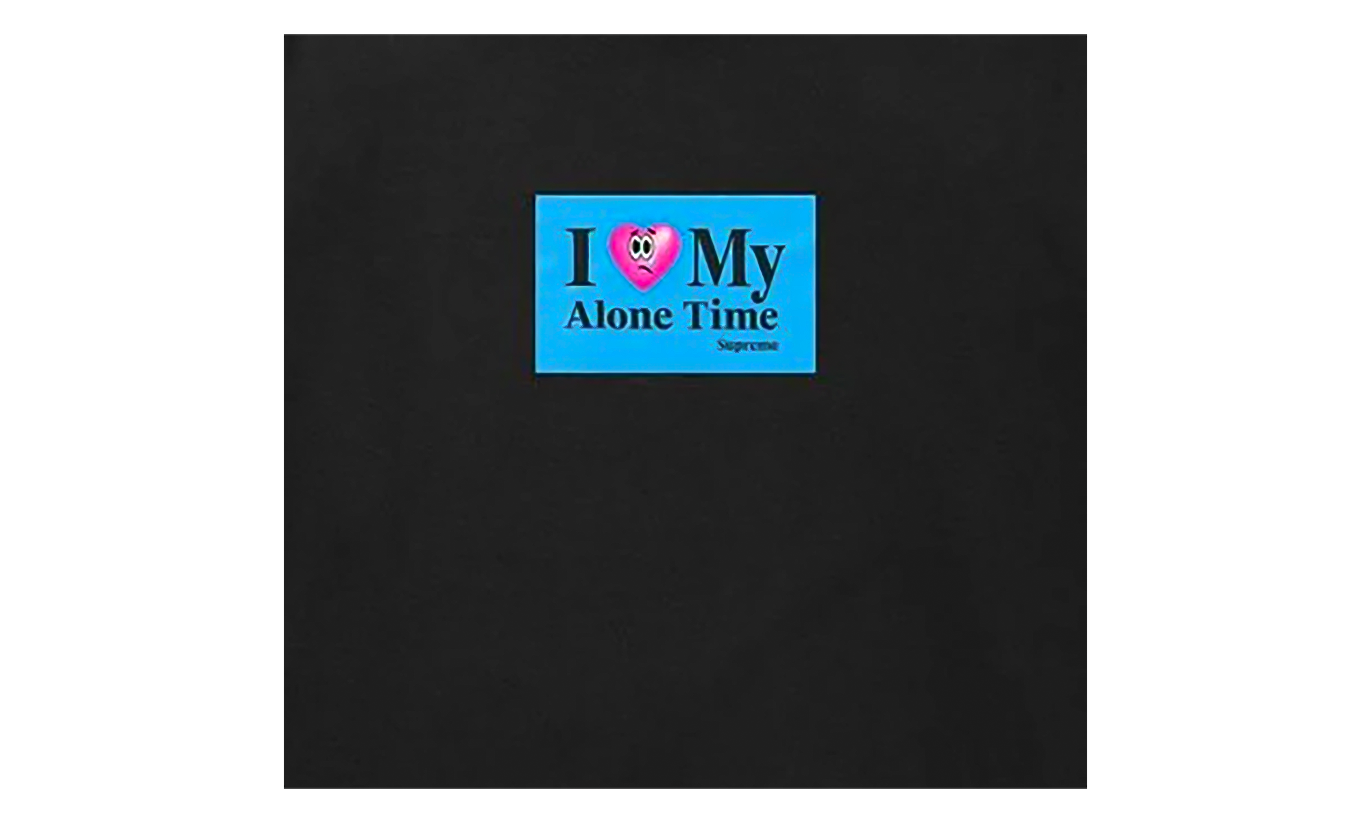 Alone Time Tee "SS26 - Black" SU27928