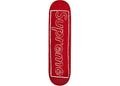 Supreme KAWS Chalk Logo Skateboard Deck Red
