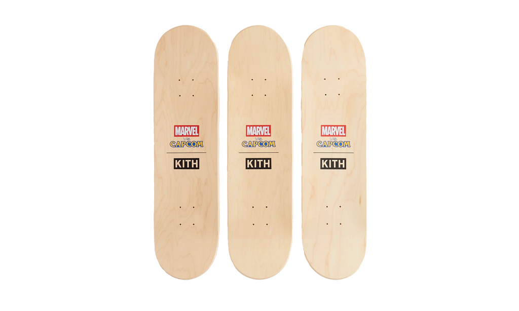Kith Triptych Set of 3 Skatedeck "Marvel vs. Capcom - Multi" KHL150829 906