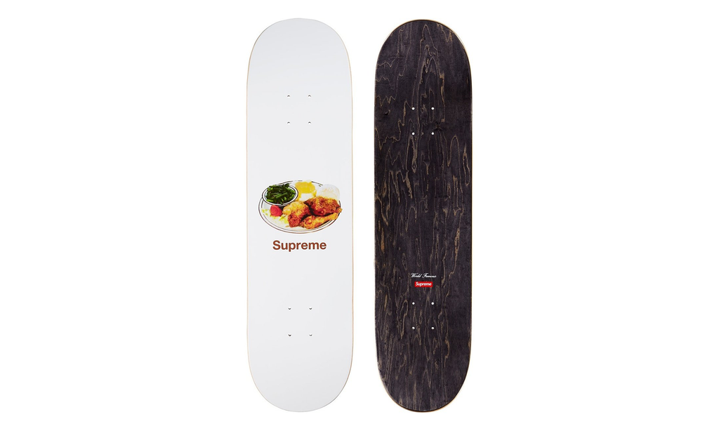 Chicken Dinner Skateboard Deck "White" SU26424